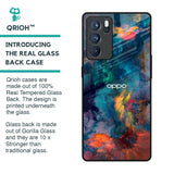 Colored Storm Glass Case for Oppo Reno6 Pro