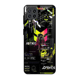 Astro Glitch Samsung Galaxy F22 Glass Back Cover Online