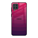 Wavy Pink Pattern Samsung Galaxy F22 Glass Back Cover Online