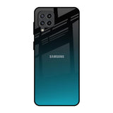 Ultramarine Samsung Galaxy F22 Glass Back Cover Online