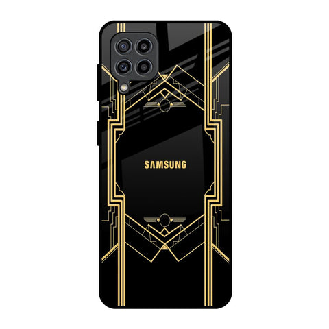 Sacred Logo Samsung Galaxy F22 Glass Back Cover Online