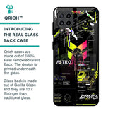 Astro Glitch Glass Case for Samsung Galaxy F22