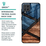 Wooden Tiles Glass Case for Samsung Galaxy F22