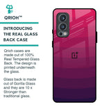 Wavy Pink Pattern Glass Case for OnePlus Nord 2