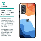 Wavy Color Pattern Glass Case for OnePlus Nord 2