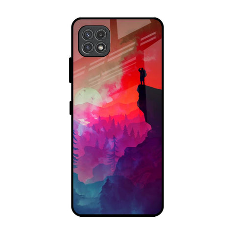 Dream So High Samsung Galaxy A22 5G Glass Back Cover Online