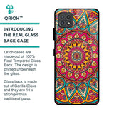 Elegant Mandala Glass Case for Samsung Galaxy A22 5G