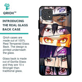 Anime Eyes Glass Case for Samsung Galaxy A22 5G