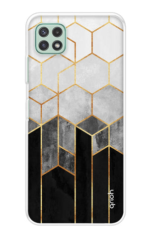 Hexagonal Pattern Samsung Galaxy A22 5G Back Cover