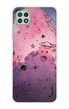 Space Doodles Art Samsung Galaxy A22 5G Back Cover