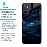 Blue Rough Abstract Glass Case for Redmi Note 10T 5G