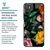 Flowers & Butterfly Glass Case for Redmi Note 10T 5G