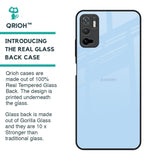 Pastel Sky Blue Glass Case for Redmi Note 10T 5G