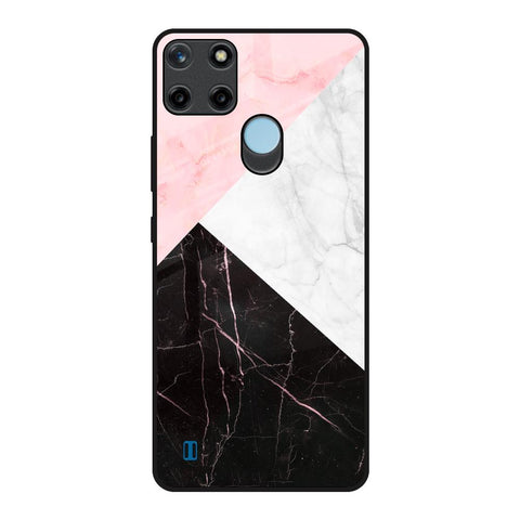 Marble Collage Art Realme C21Y Glass Back Cover Online