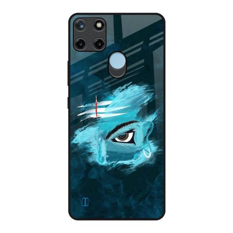 Power Of Trinetra Realme C21Y Glass Back Cover Online