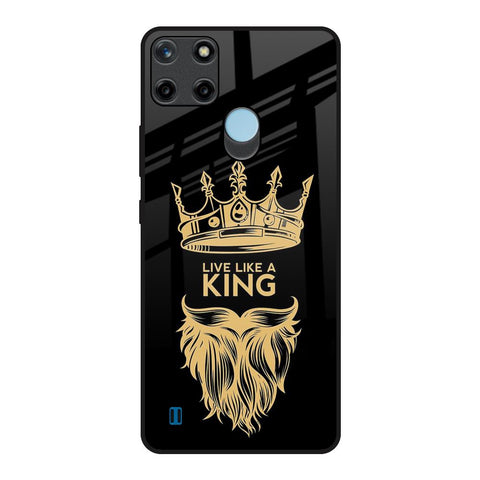 King Life Realme C21Y Glass Back Cover Online