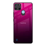 Purple Ombre Pattern Realme C21Y Glass Back Cover Online