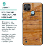 Timberwood Glass Case for Realme C21Y