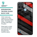 Soft Wooden Texture Glass Case for Realme C21Y