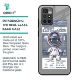 Space Flight Pass Glass Case for Redmi 10 Prime