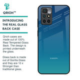 Celestial Blue Glass Case For Redmi 10 Prime