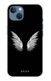 White Angel Wings iPhone 13 Back Cover