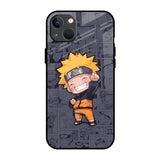 Orange Chubby iPhone 13 mini Glass Back Cover Online