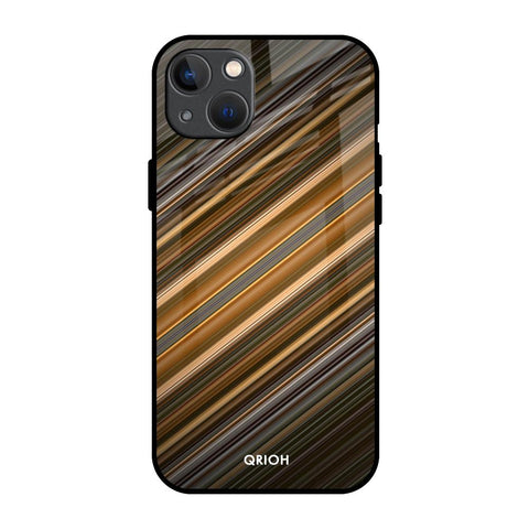 Diagonal Slash Pattern iPhone 13 mini Glass Back Cover Online