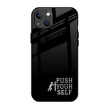 Push Your Self iPhone 13 mini Glass Back Cover Online