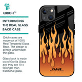 Fire Flame Glass Case for iPhone 13 mini