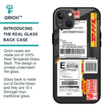 Cool Barcode Label Glass Case For iPhone 13 mini