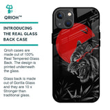 Red Moon Tiger Glass Case for iPhone 13 mini