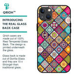 Multicolor Mandala Glass Case for iPhone 13 mini