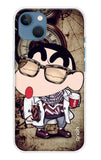 Nerdy Shinchan iPhone 13 mini Back Cover