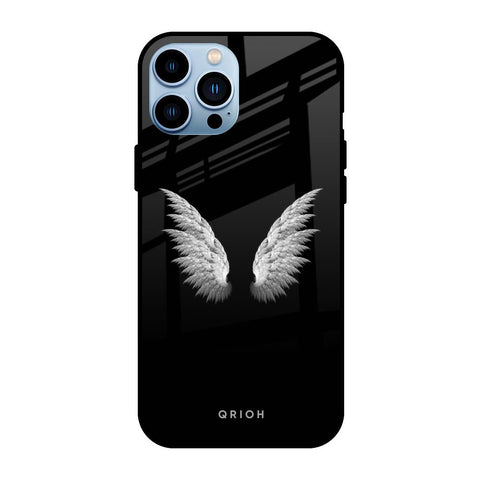 White Angel Wings iPhone 13 Pro Glass Back Cover Online