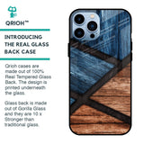 Wooden Tiles Glass Case for iPhone 13 Pro