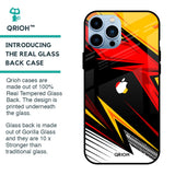 Race Jersey Pattern Glass Case For iPhone 13 Pro