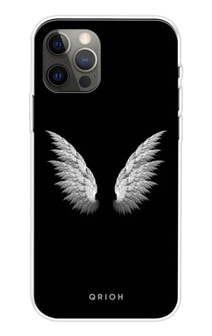 White Angel Wings iPhone 13 Pro Back Cover