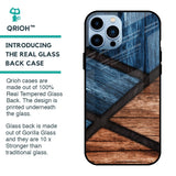 Wooden Tiles Glass Case for iPhone 13 Pro Max