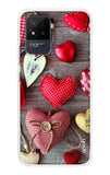 Valentine Hearts Realme Narzo 50i Back Cover