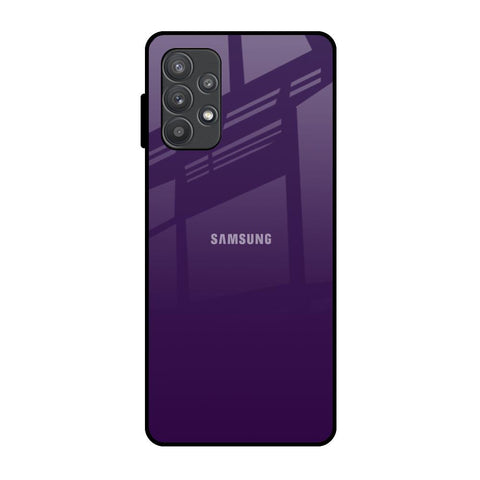 Dark Purple Samsung Galaxy A52s 5G Glass Back Cover Online