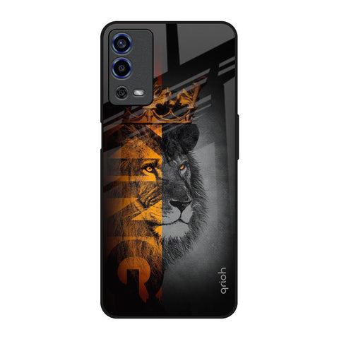 King Of Forest Oppo A55 Glass Back Cover Online