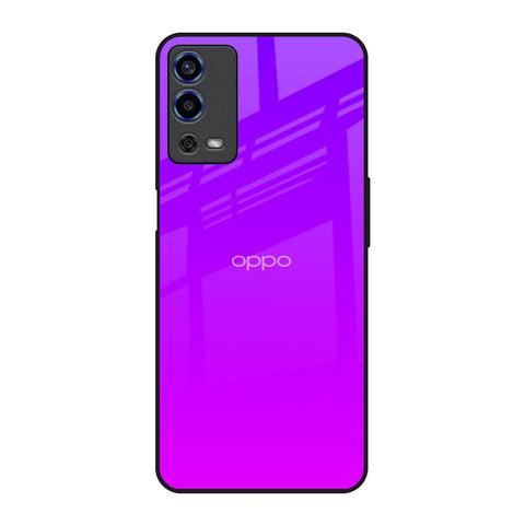 Purple Pink Oppo A55 Glass Back Cover Online
