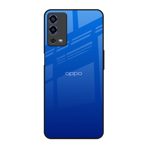 Egyptian Blue Oppo A55 Glass Back Cover Online