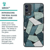 Abstact Tiles Glass Case for Oppo A55
