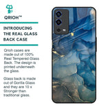 Blue Cool Marble Glass Case for Oppo A55