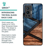 Wooden Tiles Glass Case for Vivo X70 Pro