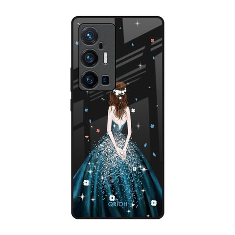 Queen Of Fashion Vivo X70 Pro Plus Glass Back Cover Online