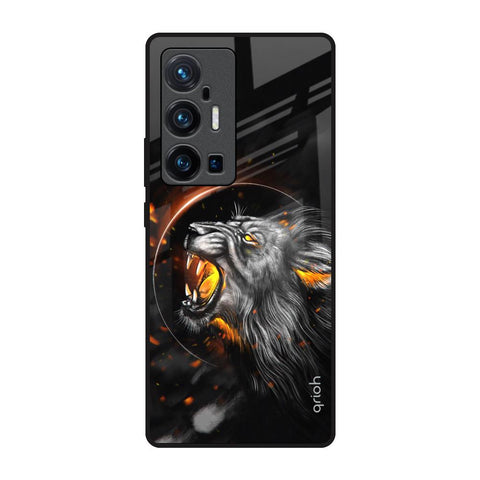 Aggressive Lion Vivo X70 Pro Plus Glass Back Cover Online