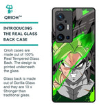 Anime Green Splash Glass Case for Vivo X70 Pro Plus